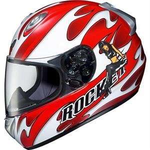  Joe Rocket RKT 101 Good and Evil Helmet   Small/Red/White 