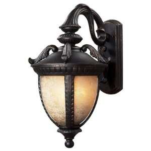  Winchester Black Gold Outdoor Wall Light