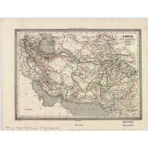  1840 map of Iran & Afghanistan