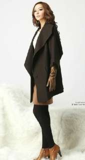 wholesale Stylish Furry Scarf Lapel Strap Belt Coat Black