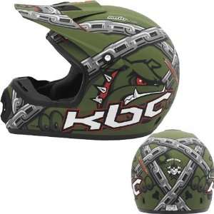  KBC DRT X Mad Dog Full Face Helmet Small  Green 