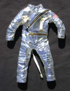   1966 Astronaut 3 Zipper Suit w/ Paper American Flag Rare #7138  