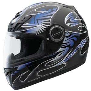  Scorpion EXO 400 Sonic Helmet   X Large/Blue Automotive