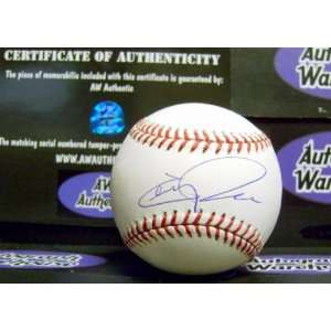  Chan Ho Park Autographed Baseball