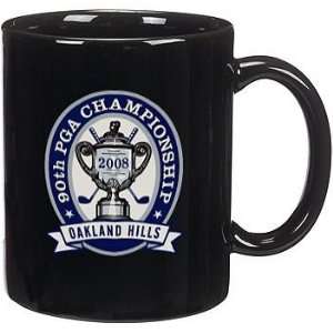  2008 PGA Championship Black Ceramic Mug