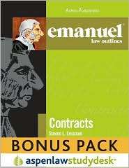 Emanuel Law Outlines Contracts Bonus Pack, (0735589933), Steven 