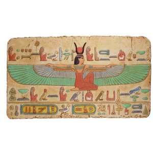 Egyptian Winged Isis Relief, Color Finish   Grande Wall 