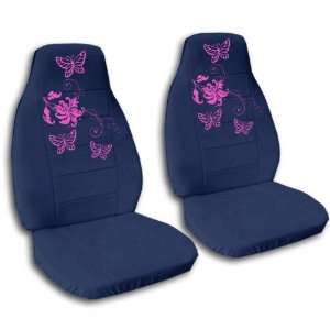   covers with hot pink Butterflies for a 2012 Chevy Cruze. Automotive