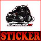 Character Sticker 7p 1set Black For 10 11 Sorento R
