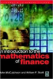 Introduction To The Mathematics Of Finance, (0750600926), J J 