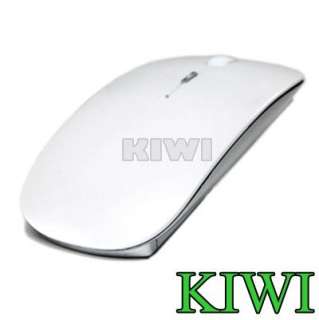 White USB Optical Wireless Mouse for Macbook (pro,air)  