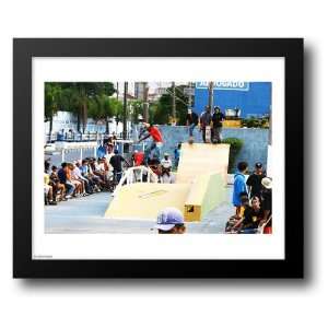  Pista de Skate em poa sao Paulo Brasil 14x12 Framed Art 