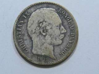 1878 (H) 10 cent. Danish West Indies Low mint; 80,000.  