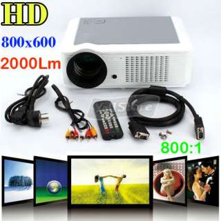   3W LED Bulb LCD Home Theater Video 3D Projector 800x600 heavy  