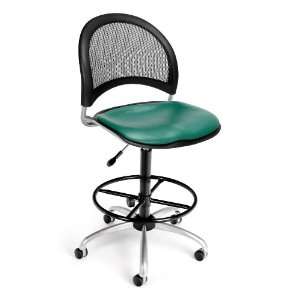  Moon Swivel Vinyl Chair & Stool (With Drafting Kits 