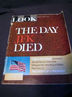 LOOK magazine President JFK Kennedy 1966 1967 VINTAGE  