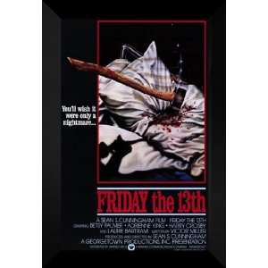  Friday the 13th 27x40 FRAMED Movie Poster   Style B