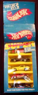 Hot Wheels Super Sports 5 Car Gift Pack No.1161 1984  