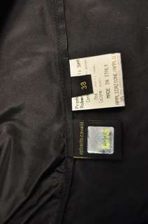 New Roberto Cavalli Wide Sleeve Blouse Shirt Black 38  