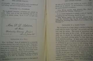 1880 ANTIQUE VICTORIAN ETIQUETTE BOOK Manners Toilette Receipts DRESS 