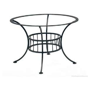  Woodard Easton Wrought Iron Chat Patio Table Base Only 