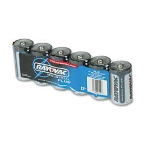  Rayovac ALD   Industrial PLUS Alkaline Batteries, D, 6 
