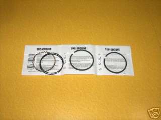 Piston Rings for Briggs 3 to 5HP 299742 Standard 500611  