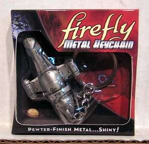 SERENITY/FIREFLY Pewter Finish Metal Keychain  MIB  