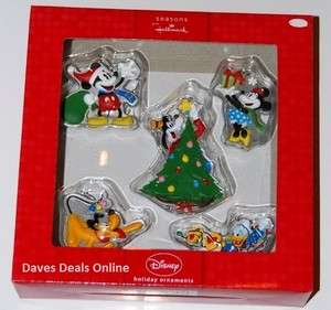   Disney characters Ornaments Mickey, Minnie, Donald, Pluto Goofey