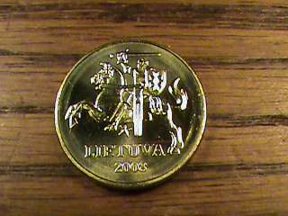 Lithuania 20 centu 2008 BU Proof   Like From Roll  
