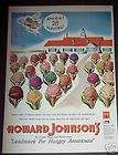 1951 Howard Johnsons Landmark Ice Cream Restaurant ad