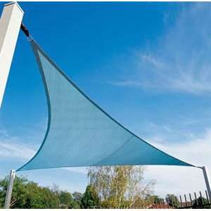  Ocean Blue Shade Sail   11 10 Triangle shaped Patio 