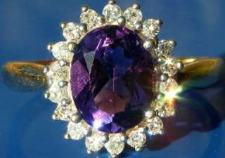   Amethyst measures a very impressive 7 X 9mms accross   est 1.75CT