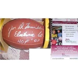  Joe DeLamielleure Autographed Football   HOF JSA PROOF 