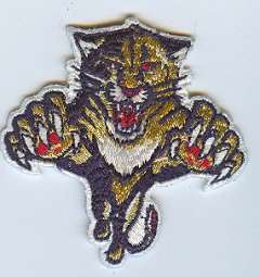 Florida Panthers 2 1/4 inch Embroidered Logo Patch  