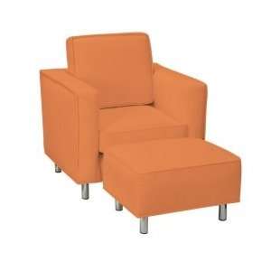  Jennifer Delonge Ava Toddler Chair in Microsuede (Orange 