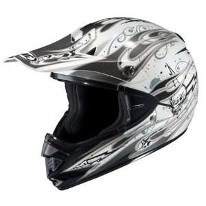    HJC CL X5N Fang Full Face Helmet Small  Silver Automotive