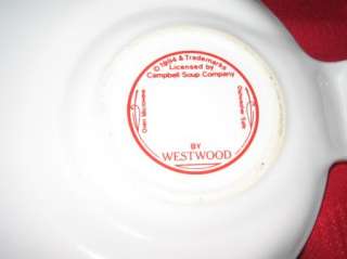 Westwood Campbells Soup snack tray plate HTF  