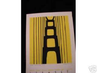 this is a 1990 limited edition art deco serigraph print by