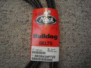 NEW OEM Mack CH Truck Bulldog Belt 88GB439P722 2/9720PB  