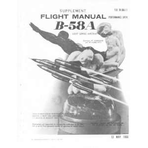  Convair B 58 A Aircraft Flight Manual   Performance 