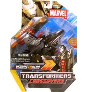    Marvel Transformers Crossovers   Iron Man (black) Toys & Games