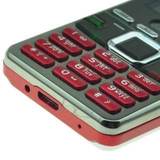 Unlocked Dual Sim Dual Bands FM/Bluetooth Cell Phone Q9+ Red