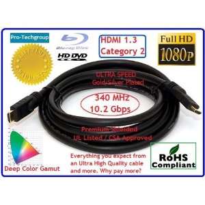  Pro Techgroup 50 ft Ultra Speed HDMI 1.3 Cable with Gold 
