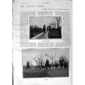  1900 HORSES HUNTING HOUNDS THEATRE MOORE DOUSTE EASTNEY 
