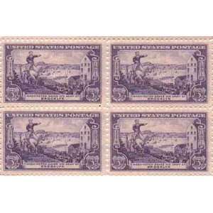 George Washington Evacuating Army Set of 4 x 3 Cent US Postage Stamps 