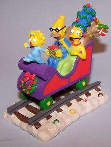 HOMER SIMPSONS ALL ABOARD FOR HOLIDAYS EXPRESS STATUE  