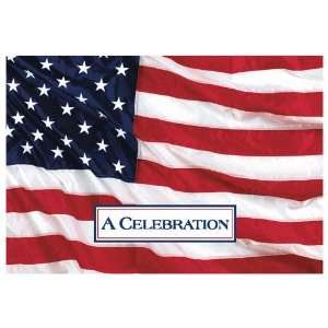  Patriotic Party Invitations   Flying Colors   Package of 8 