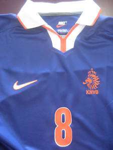 NWT Nike 98 Holland Bergkamp Player Issue L/S Jersey XL  
