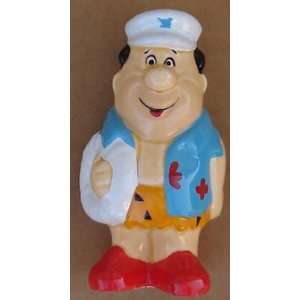   Tall Ceramic Figure With Sailor Hat & Life Preserver 